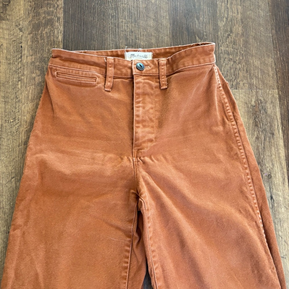 Madewell Emmett Wide-Leg Crop Pants Women’s Size 26 - Picture 2 of 9